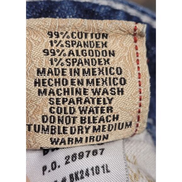 BKE Kate Low-Rise Bootcut Jeans Faded Distressed Tag 32Wx33.5L Actual 32Wx32L - Picture 10 of 11